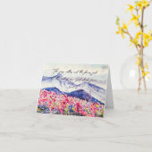 野草、神の御言葉が立つ カード (黄色い花)