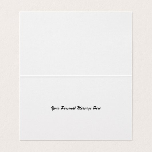 野草 – 紫の花折りカード (内部フラット)