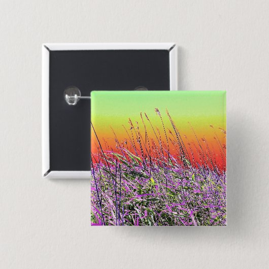 野草 缶バッジ (正面&裏面)