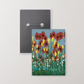 野草 缶バッジ (正面/裏面)