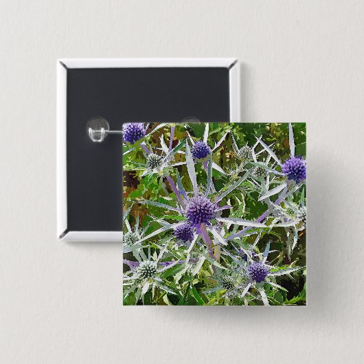 野草 缶バッジ (正面&裏面)