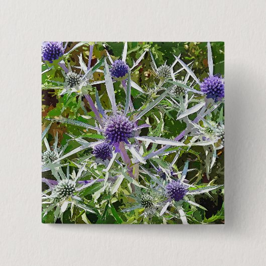 野草 缶バッジ (正面)