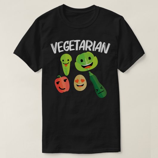 野菜おもしろい女子男性へ果実野菜ガーデ Tシャツ (デザイン正面)
