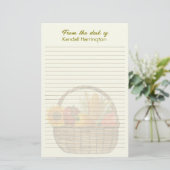 野菜かごのパーソナライズされた便箋 便箋 (スタンド正面)