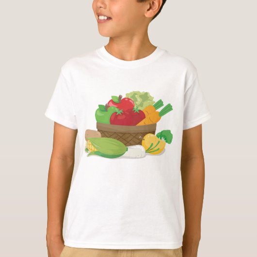 野菜かご Tシャツ (正面)