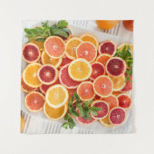 野菜かわいらし タペストリー (正面(横))