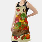 野菜がいっぱい入ったコルヌコピア エプロン (インサイチュ)