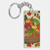 野菜がいっぱい入ったコルヌコピア キーホルダー (正面左)