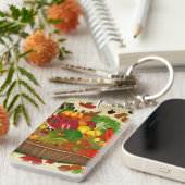 野菜がいっぱい入ったコルヌコピア キーホルダー (正面右)