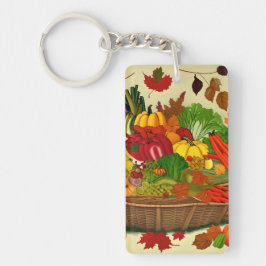 野菜がいっぱい入ったコルヌコピア キーホルダー