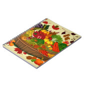 野菜がいっぱい入ったコルヌコピア ノートブック (左側)