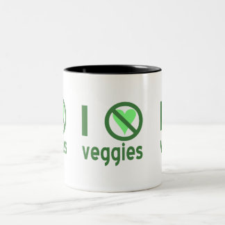 野菜が嫌い 愛はない ツートーンマグカップ