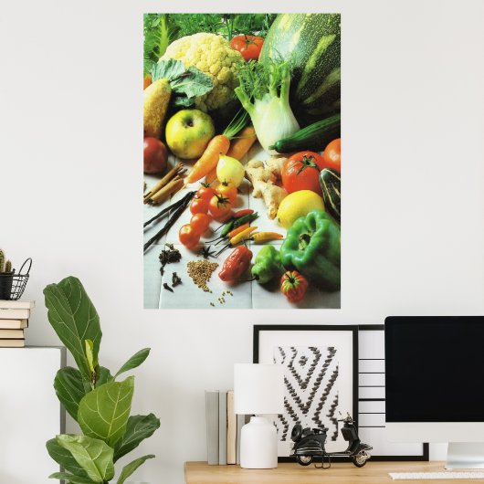 野菜ごちそう ポスター (ホームオフィス)