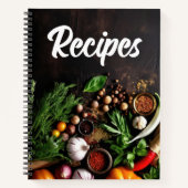 野菜とスパイスレシピ ノートブック (正面)
