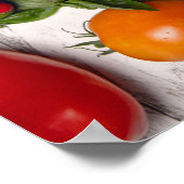 野菜とハーブの収穫 ポスター (角)