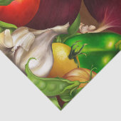 野菜とハーブオーガニック自然野菜の食品 薄葉紙 (詳細)