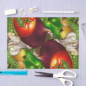 野菜とハーブオーガニック自然野菜の食品 薄葉紙 (クラフト)