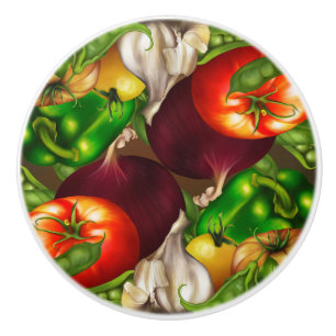 野菜とハーブ 有機 自然 新鮮な食品 セラミックノブ