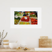 野菜と果物の売り場 ポスター (キッチン)