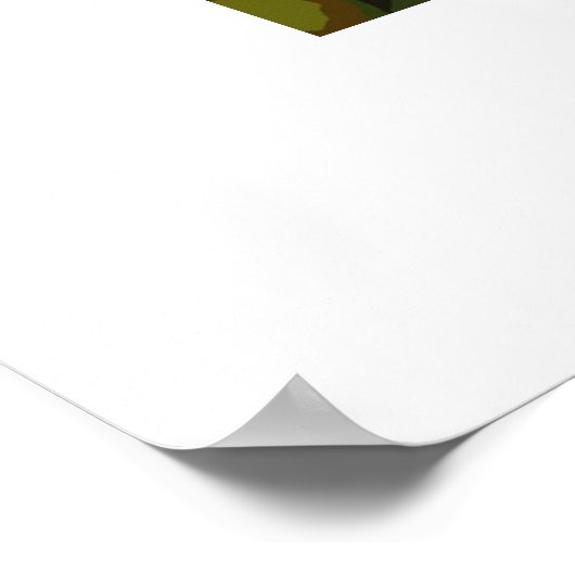 野菜と果物の売り場 ポスター (角)