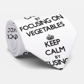野菜に焦点を合わせることによって平静を保って下さい ネクタイ (ロール)