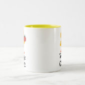 野菜のひよこのマグ ツートーンマグカップ (中央)