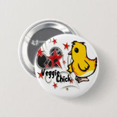 野菜のひよこボタン 缶バッジ (正面&裏面)