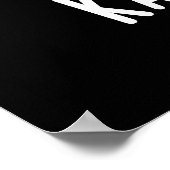 野菜のケールが面白い、キレイなケールの駒、暗いBG ポスター (角)