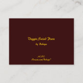 野菜のサラダプレートATC 名刺 (裏面)