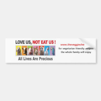 野菜のシェフのバンパーステッカー! バンパーステッカー