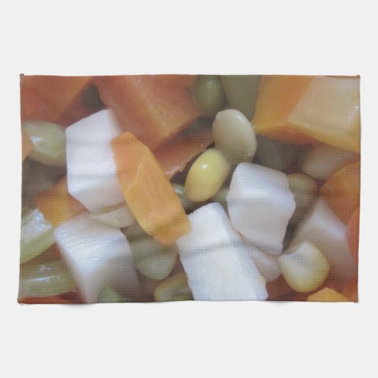 野菜のミックスを愛する キッチンタオル (横)