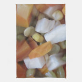 野菜のミックスを愛する キッチンタオル (縦)