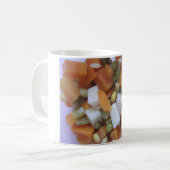 野菜のミックスを愛する コーヒーマグカップ (正面左)