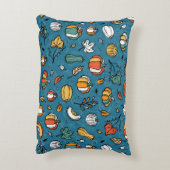 野菜のヴィンテージの背景。品違う種 アクセントクッション (裏面(縦))