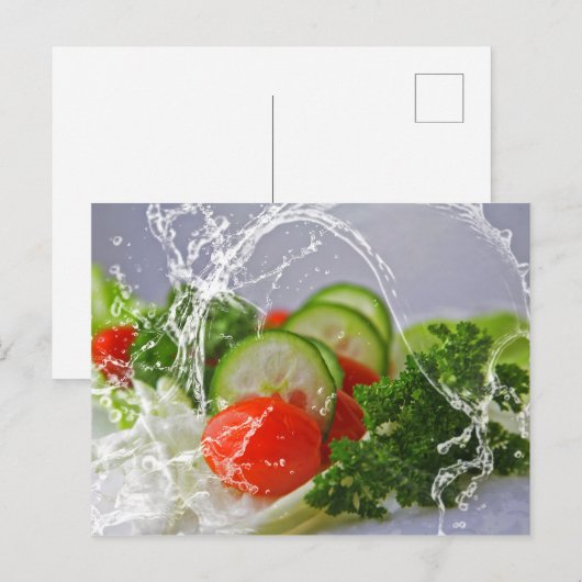 野菜の写真 ポストカード (正面/裏面)