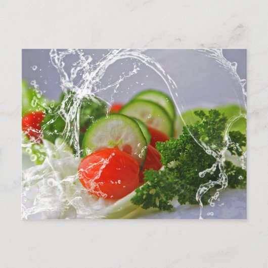 野菜の写真 ポストカード (正面)