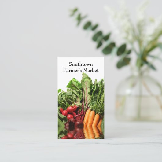 野菜の名刺 名刺 (スタンド正面)