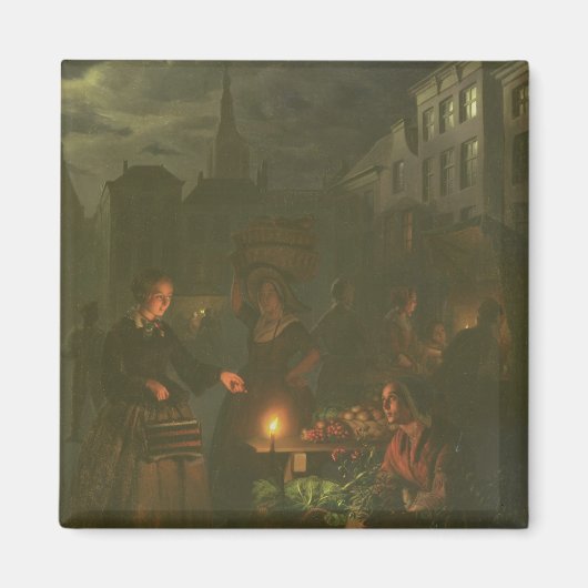 野菜の屋台 マグネット (正面)