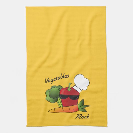野菜の岩 キッチンタオル (縦)