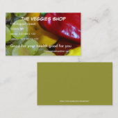 野菜の店の名刺 名刺 (正面/裏面)