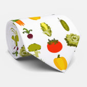 野菜の恋人のタイ ネクタイ (ロール)