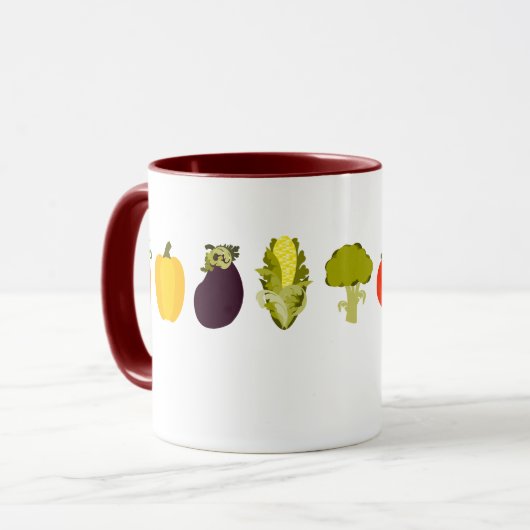 野菜の恋人のマグ マグカップ (正面左)