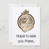 野菜の招待状カード 招待状 (裏面)