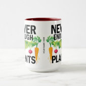 野菜の数が少ない野菜フルーツガーデニングパパ マグカップ (中央)