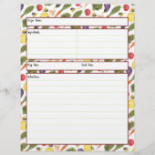 野菜の料理シート (正面)