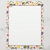 野菜の料理シート (裏面)