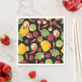 野菜の柄 スタンダードランチョンナプキン (インサイチュ)