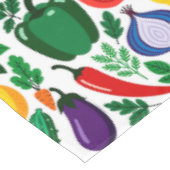 野菜の模様 テーブルクロス (アングル)