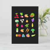 野菜の種類 招待状 (スタンド正面)