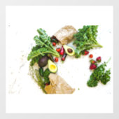 野菜の窓にしがみつく ウィンドウサイン (シート)